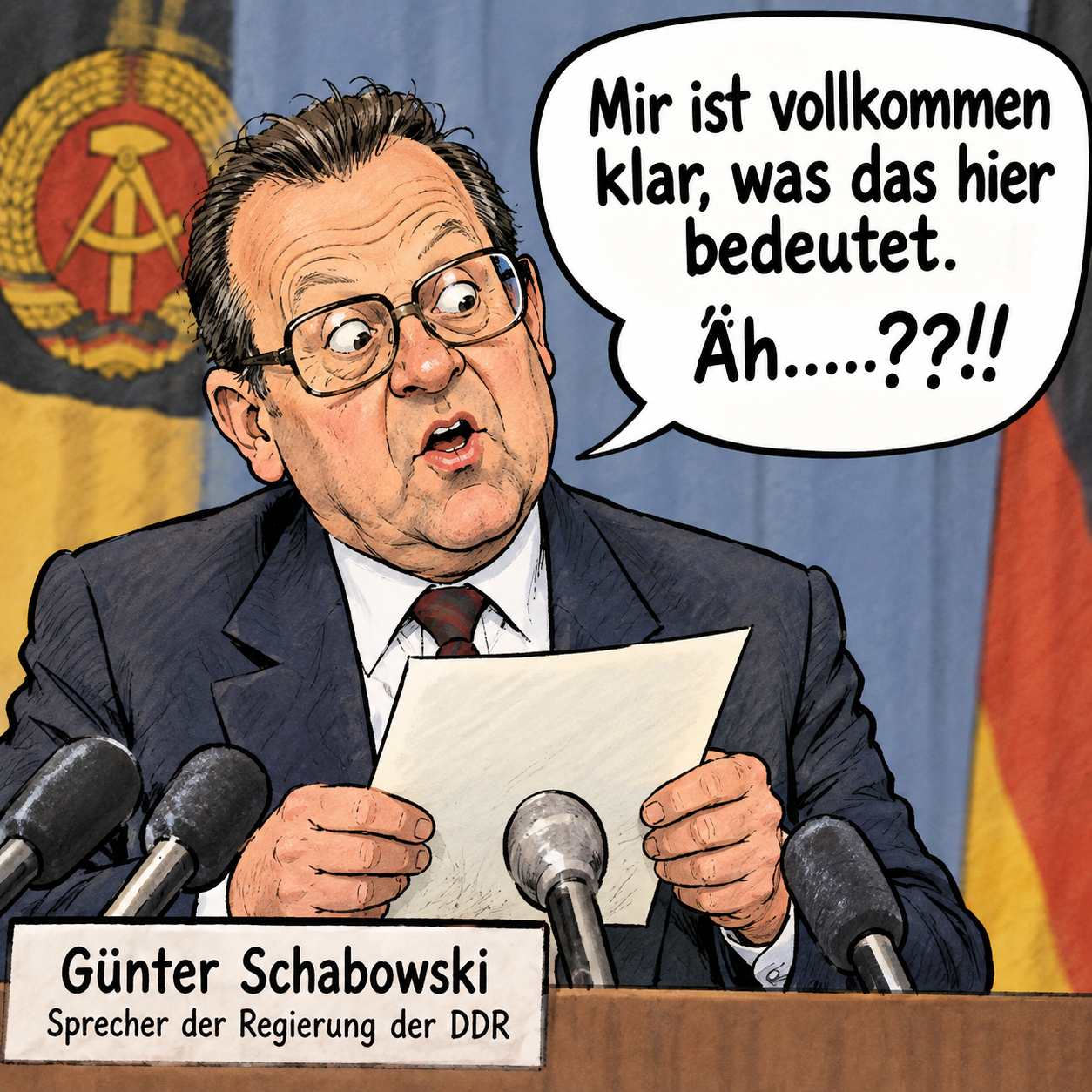 Kann ich mal Herrn Schabowski sprechen?